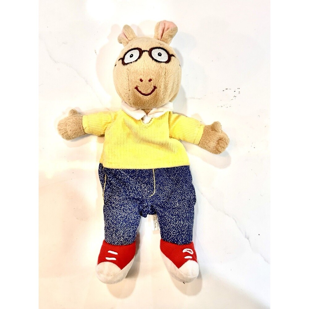 Arthur Character Doll Bag‎ 10” Hallmark Marc Brown 2000 Soft Toy Pocket